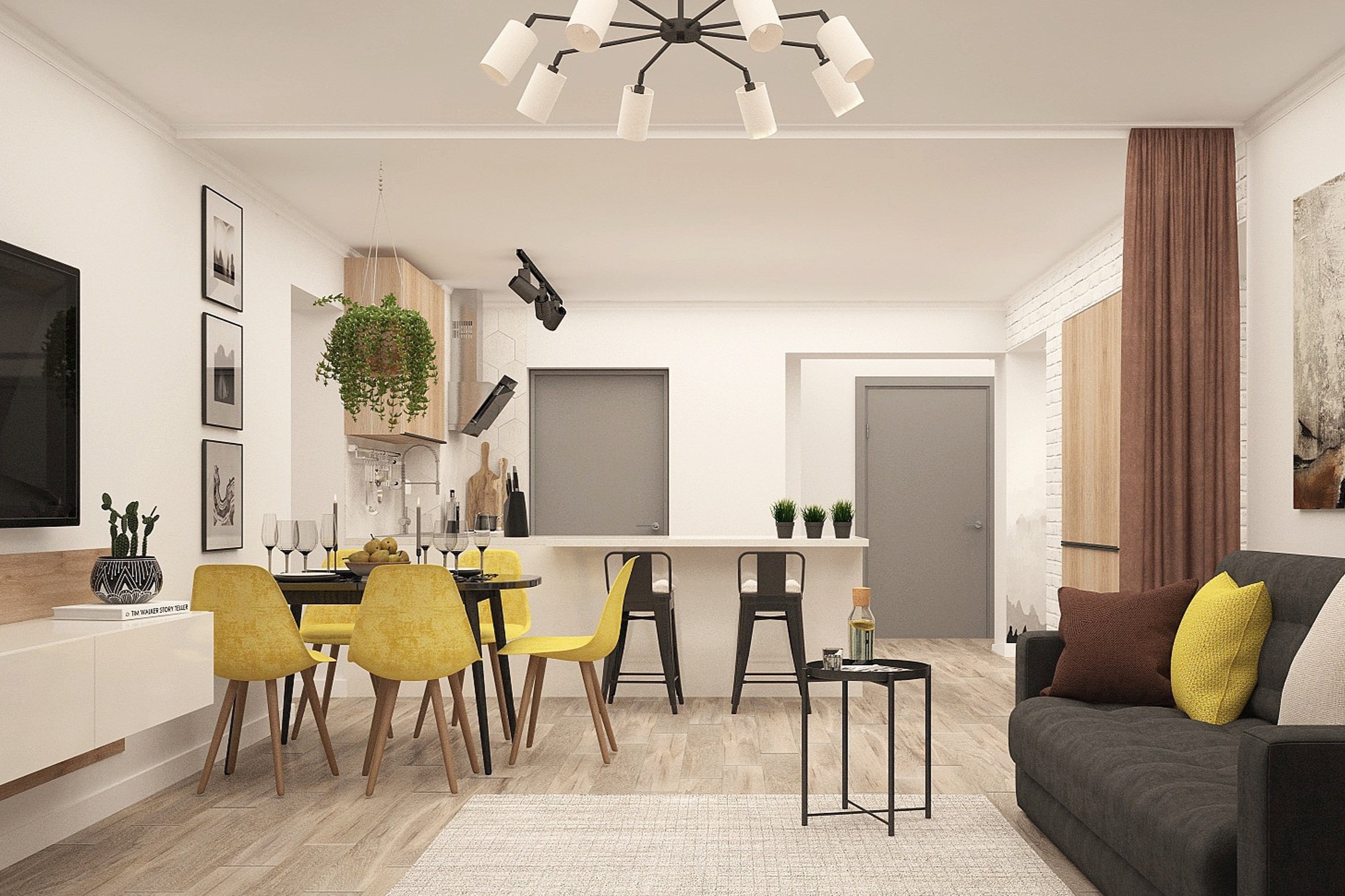 kitchen living room 404309111